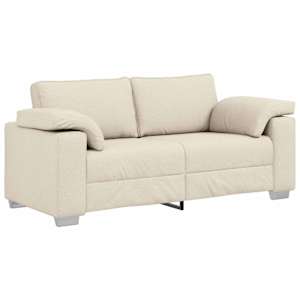 Sofa pro dvě osoby Béžová 180 cm Lněná směs - obrázek 1