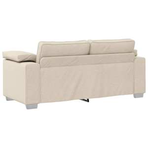 Sofa pro dvě osoby Béžová 180 cm Lněná směs - obrázek 4