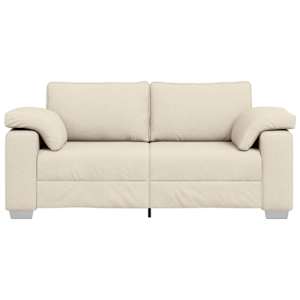 Sofa pro dvě osoby Béžová 180 cm Lněná směs - obrázek 2