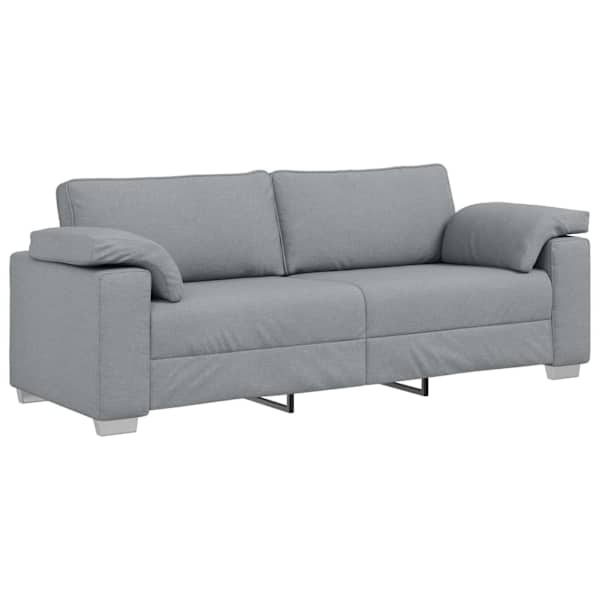 vidaXL 3-kohaline diivan Helehall 220 cm kangas