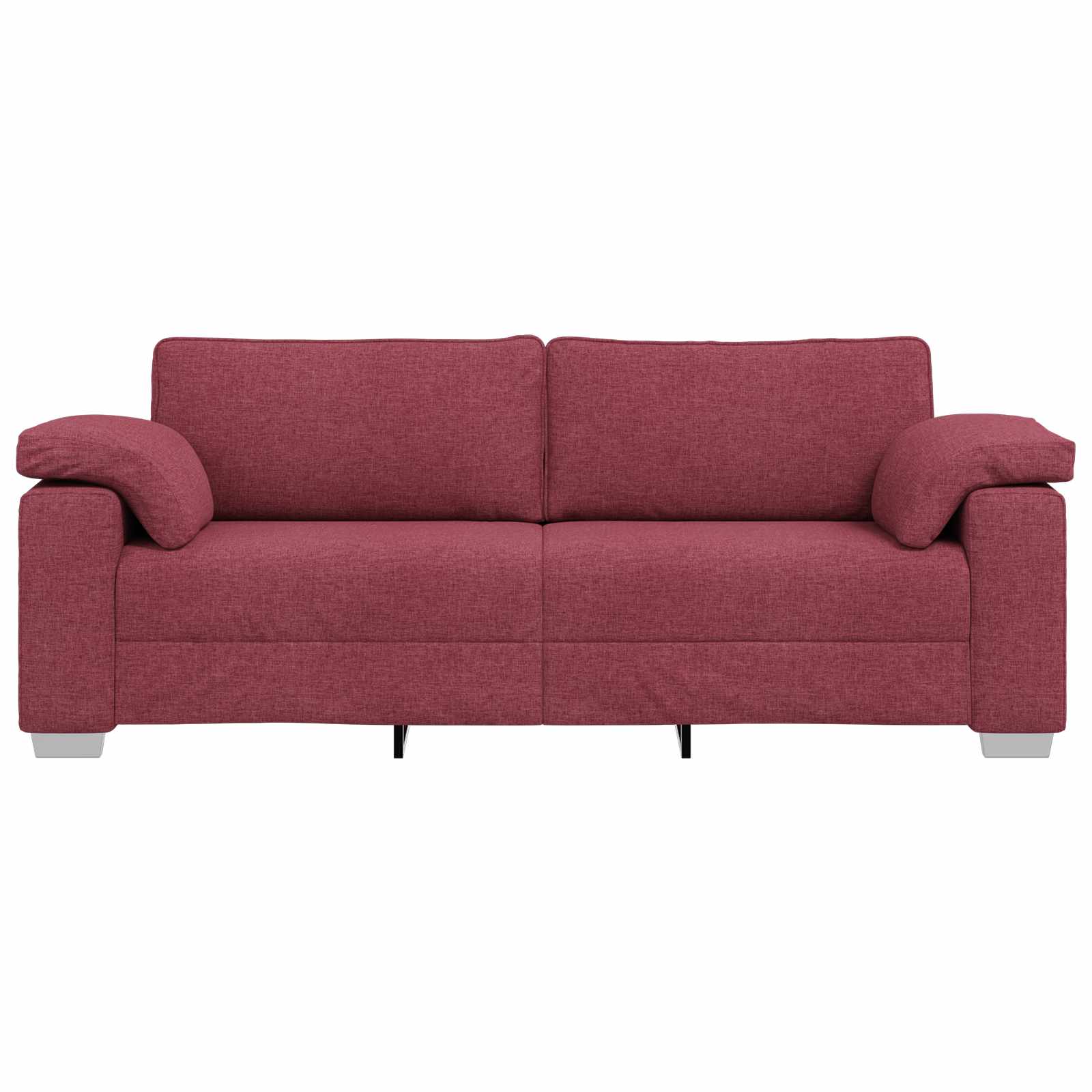 Thumbnail - vidaXL Sofa Weinrot 219 x 80 x 82 cm Stoff