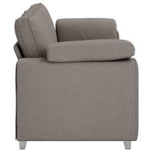 Pohovka Taupe 220 x 80 x 82 cm textil - obrázek 3