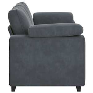 Loveseat Sofa Tmavě šedá 180x77x82 cm samet - obrázek 5