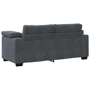 Loveseat Sofa Tmavě šedá 180x77x82 cm samet - obrázek 6