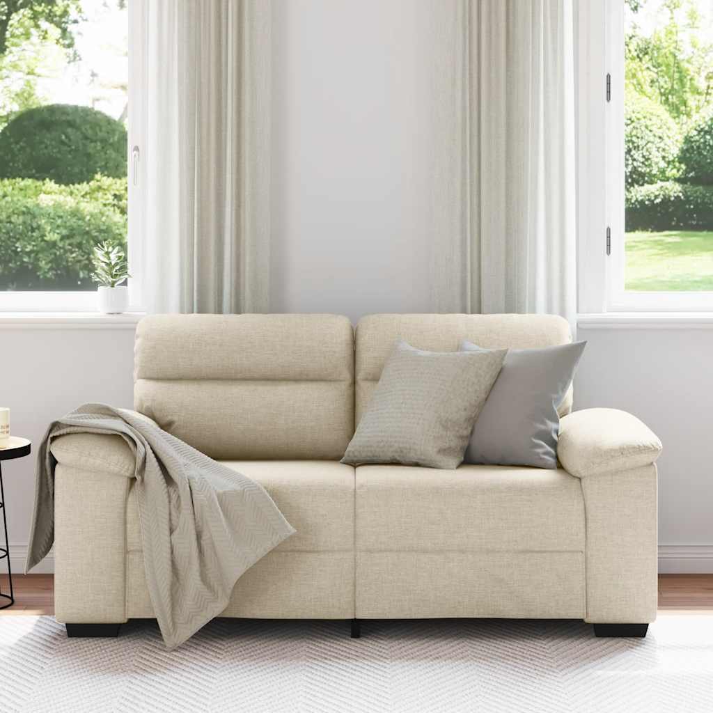 vidaXL 2-zitsbank 120 cm linnen
