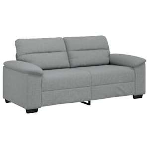 Pohovka pro 2 osoby Světle šedá 180x81x84 cm Látka - obrázek 2