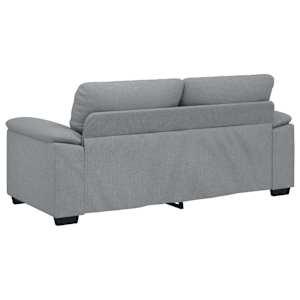 Pohovka pro 2 osoby Světle šedá 180x81x84 cm Látka - obrázek 6