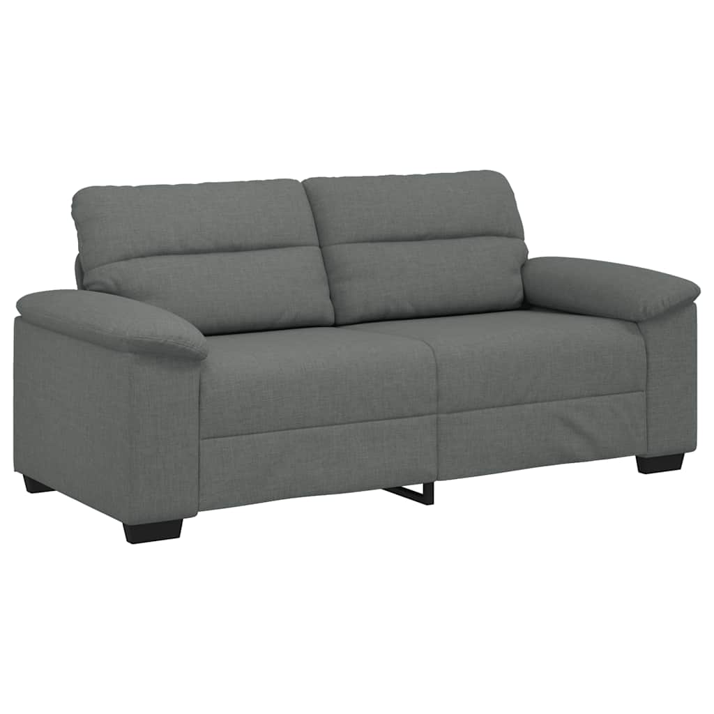 vidaXL Pohovka pro 2 osoby tmavě šedá 140 cm látka