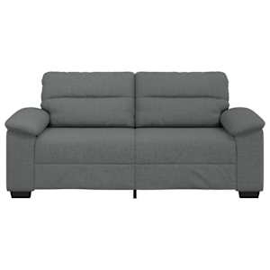 Pohovka pro 2 osoby tmavě šedá 180x81x84 cm látka - obrázek 4