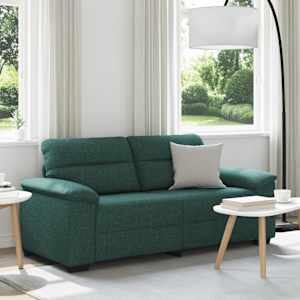 Dvosed temno zelen 180x81x84 cm blago