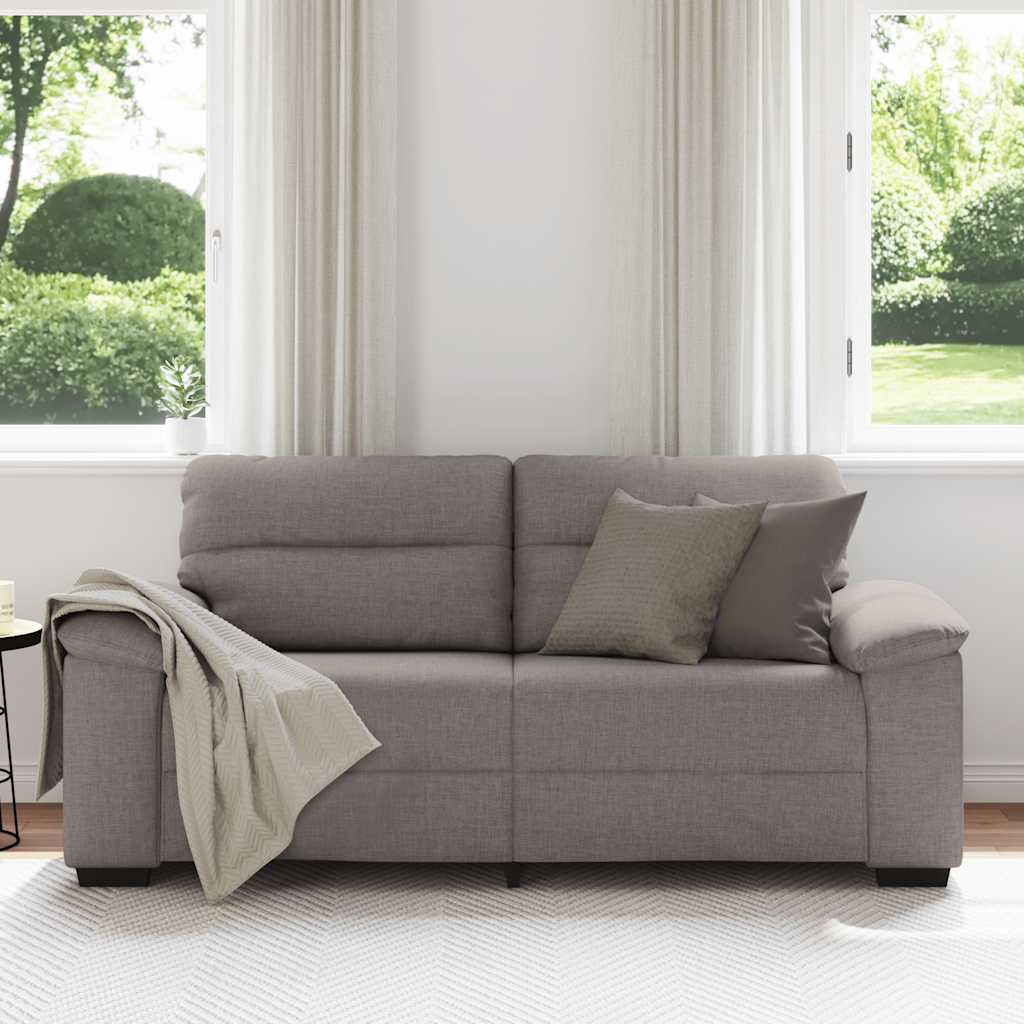 Thumbnail - vidaXL 2-Sitzer-Sofa Taupe 180x81x84 cm Stoff