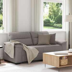 Dvosed kavč taupe 180x81x84 cm blago
