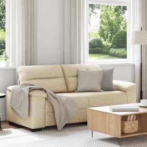 Dvosed kremne barve 180x81x84 cm blago