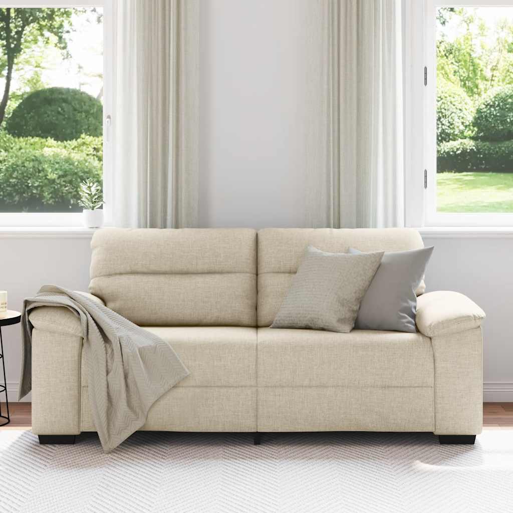 vidaXL 2-zitsbank 140 cm linnen
