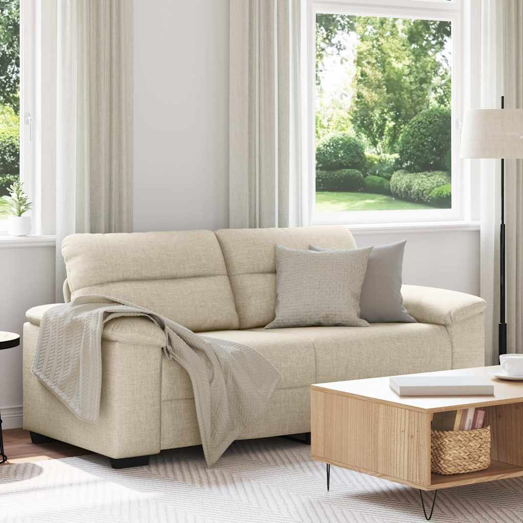 2-personers sofa 140 cm hør