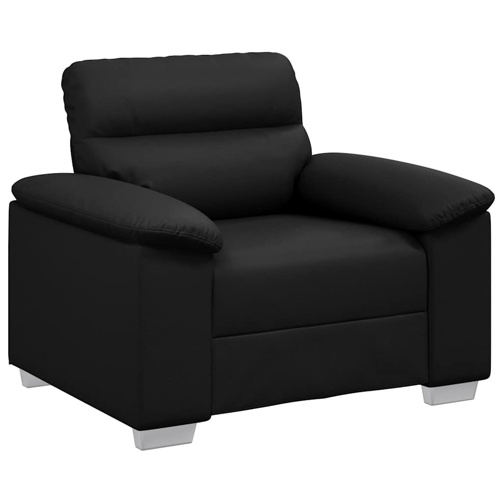vidaXL Canapea scaun negru 100x81x84 cm piele artificială