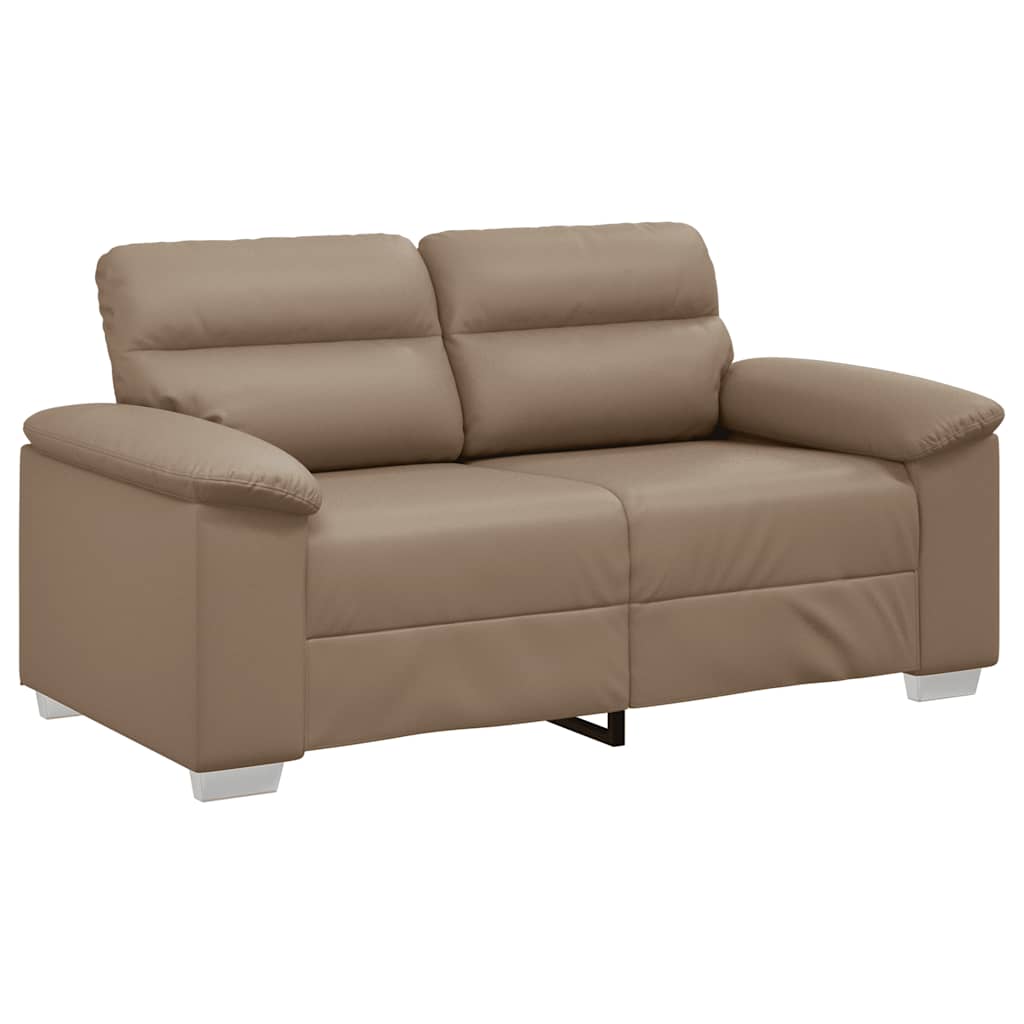 E-shop vidaXL 2-miestna pohovka Cappuccino 160x81x84 cm umelá koža