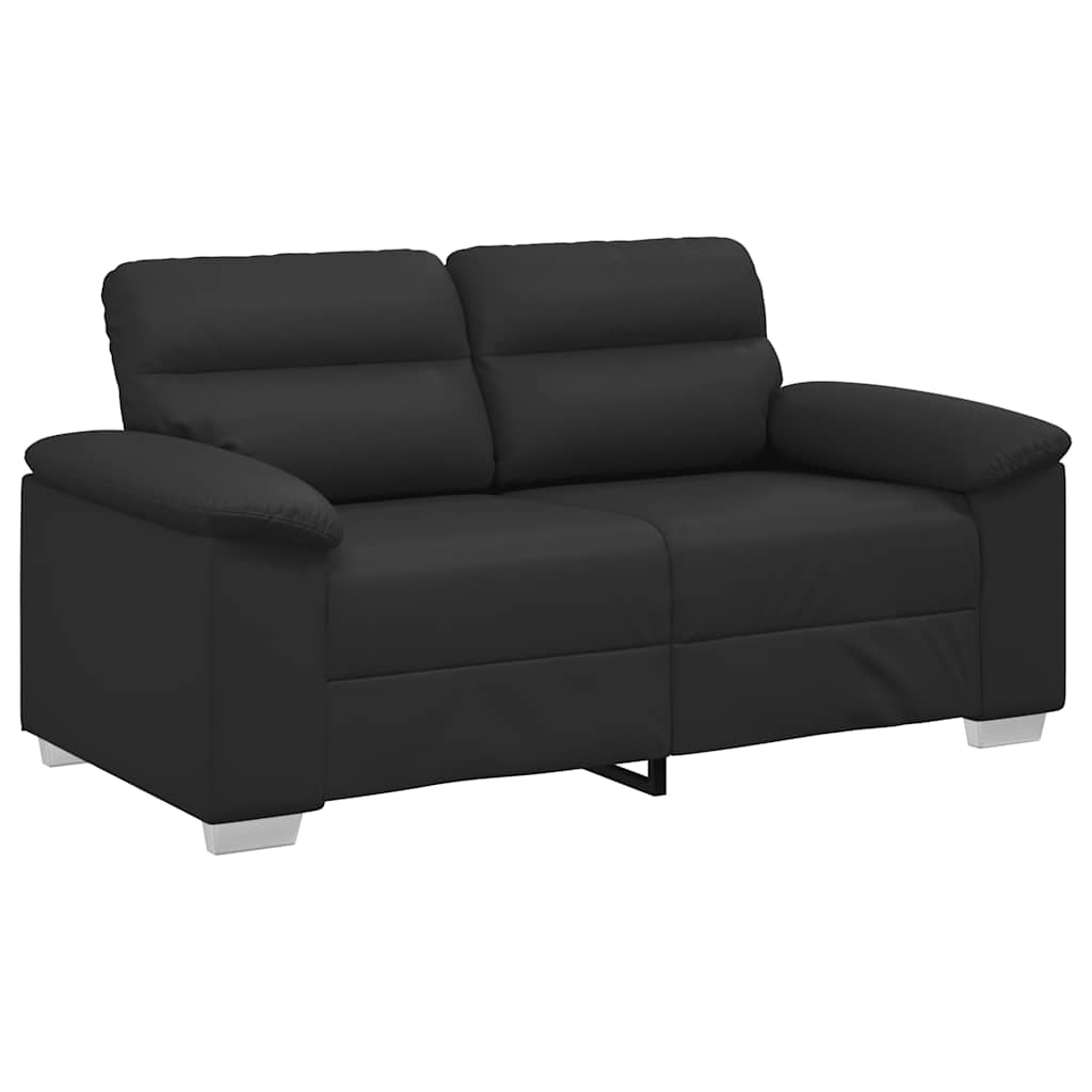 vidaXL 2místná pohovka černá 120 cm umělá kůže