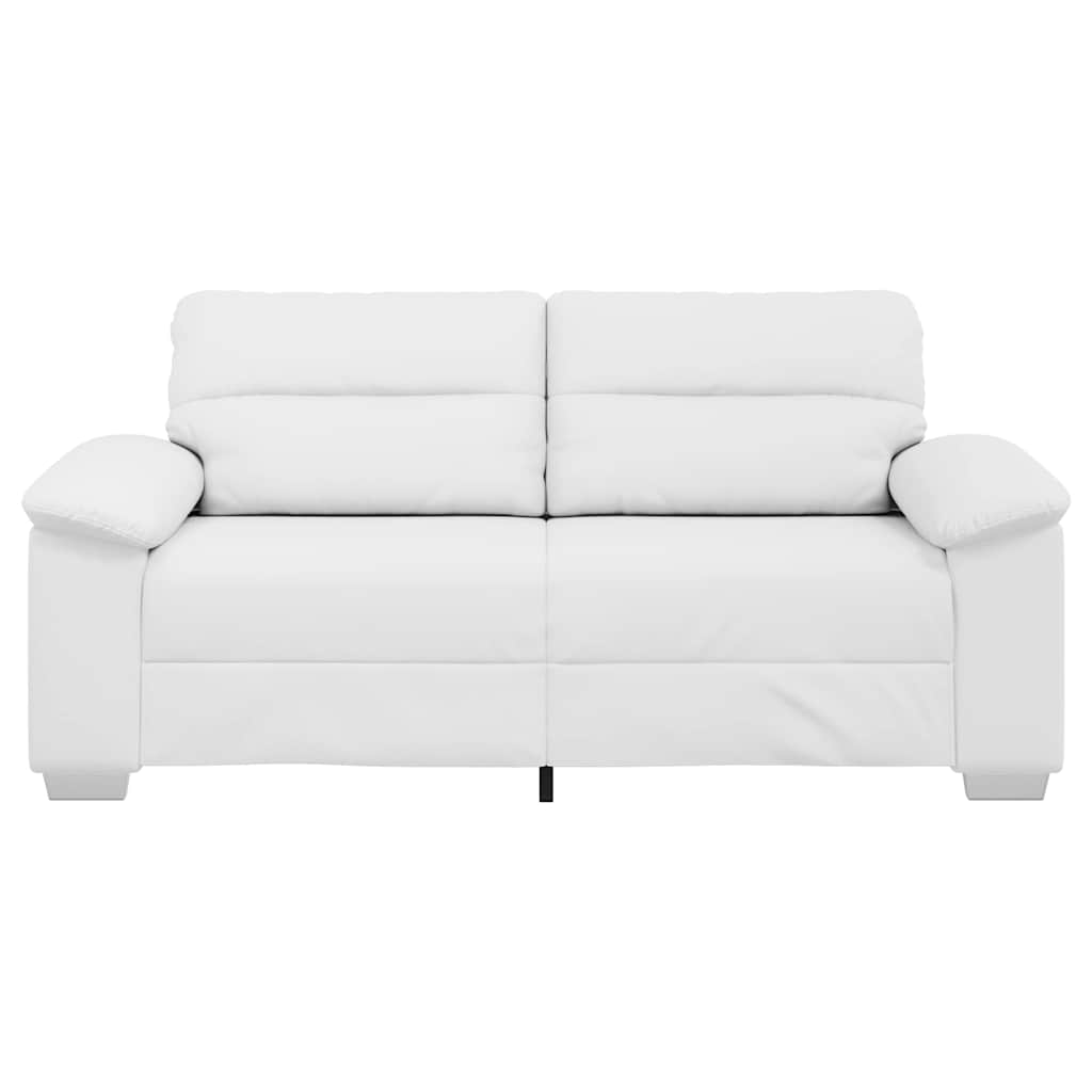 vidaXL 2-zitsbank wit 180x81x84 cm kunstleer, foto 4