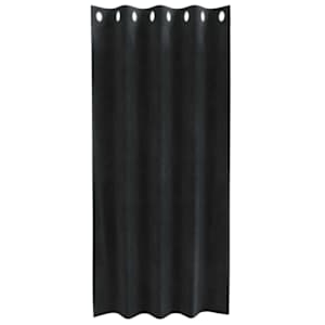 Zatemňovací závěsy 2 pcs Černá 140 x 175 cm samet - obrázek 4