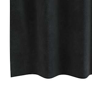 Zatemňovací závěsy 2 pcs Černá 140 x 225 cm samet - obrázek 6