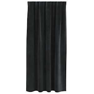 Zatemňovací závěsy 2 pcs Černá 140 x 175 cm samet - obrázek 4