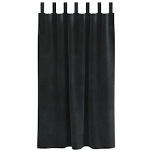 Zatemňovací závěsy 2 pcs Černá 140 x 175 cm samet - obrázek 4