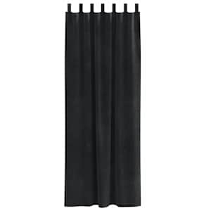 Zatemňovací závěsy 2 pcs Černá 140 x 225 cm samet - obrázek 4