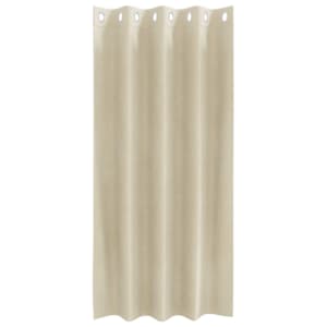 Zatemňovací závěsy 2 pcs Krémová 140 x 175 cm samet - obrázek 4