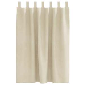 Zatemňovací závěsy 2 pcs Krémová 140 x 140 cm samet - obrázek 4