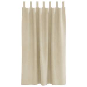 Zatemňovací závěsy 2 pcs Krémová 140 x 175 cm samet - obrázek 4