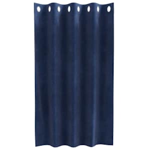 Zatemňovací závěsy 2 pcs Tmavě modrá 140 x 140 cm samet - obrázek 4
