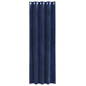 Zatemňovací závěsy 2 pcs Tmavě modrá 140 x 225 cm samet - obrázek 4