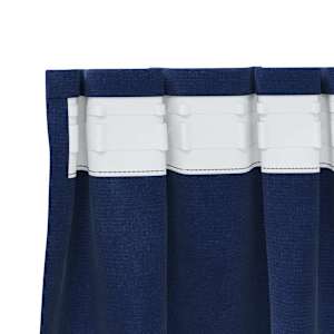 Zatemňovací závěsy 2 pcs Tmavě modrá 140 x 140 cm samet - obrázek 5
