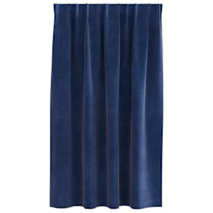 Zatemňovací závěsy 2 pcs Tmavě modrá 140 x 140 cm samet - obrázek 4