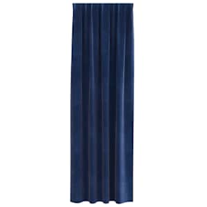 Zatemňovací závěsy 2 pcs Tmavě modrá 140 x 225 cm samet - obrázek 4