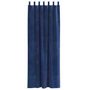 Zatemňovací závěsy 2 pcs Tmavě modrá 140 x 225 cm samet - obrázek 4