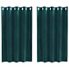 vidaXL Kardinaid 2 tk Tumeroheline 140 x 140 cm Samet