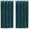 vidaXL Pimendavad kardinad 2 tk Tumeroheline 140 x 175 cm Samet
