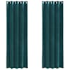 vidaXL Pimendavad kardinad 2 tk Tumeroheline 140 x 245 cm Samet