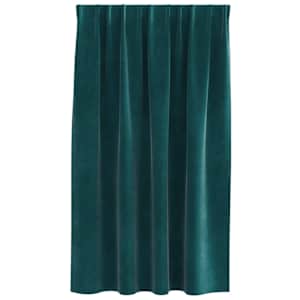 Zatemňovací závěsy 2 pcs Tmavě zelená 140 x 140 cm samet - obrázek 4