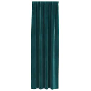 Zatemňovací závěsy 2 pcs Tmavě zelená 140 x 245 cm samet - obrázek 4