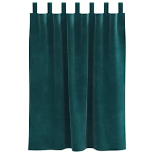 Zatemňovací závěsy 2 pcs Tmavě zelená 140 x 140 cm samet - obrázek 4