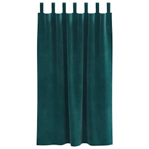 Zatemňovací závěsy 2 pcs Tmavě zelená 140 x 175 cm samet - obrázek 4