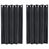 vidaXL Kardinaid 2 tk Tumehall 140 x 140 cm Samet