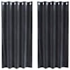vidaXL Kardinaid 2 tk Tumehall 140 x 175 cm Samet