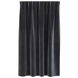 Zatemňovací závěsy 2 pcs Tmavě šedá 140 x 140 cm samet - obrázek 4