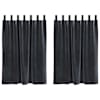 vidaXL Kardinaid 2 tk Tumehall 140 x 140 cm Samet