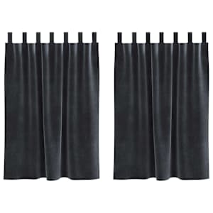 vidaXL Pimendavad kardinad 2 tk Tumehall 140 x 140 cm Samet