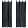 vidaXL Kardinaid 2 tk Tumehall 140 x 245 cm Samet